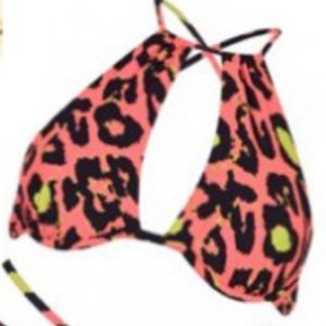 topshop animal print bikini